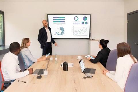 Przedłużacz/Extender HDMI system pracy zespołowej,bezprzewodowy 50m 4K 60Hz 5GHz (zestaw)