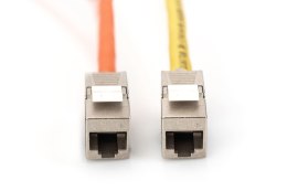 Moduł (gniazdo) keystone RJ45 (8P8C) kat.6A, STP,ekranowany, beznarzędziowy, stalowy, 24szt