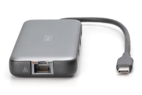 Digitus Stacja dokująca USB-C, 8-portowa