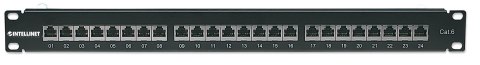 Intellinet Patch panel 19'' 24 porty STP kat. 6 czarny