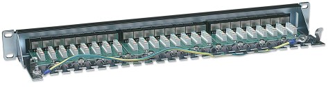 Intellinet Patch panel 19'' 24 porty STP kat. 6 czarny