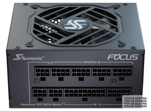 Moduł zasilacza Seasonic FOCUS SGX-750 (2021) 750 W 20+4 pin ATX SFX Czarny