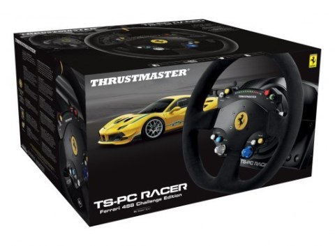 Thrustmaster TS-PC Racer Ferrari 488 Challenge Edition Czarny USB 2.0 Kierownica Analogowa/Cyfrowa