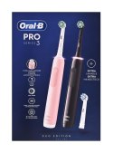 Szczoteczka Oral-B Pro 3 3900N Black/Pink +2 rączka