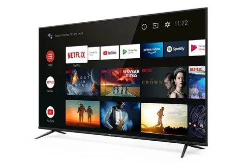 Telewizor 55" TCL 55P615 (DVB-T2/HEVC, 4K HDR SmartTV) (WYPRZEDAŻ)