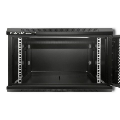 Wisząca szafa RACK Qoltec54489 19" 6U 60 x370x600 Perforowane drzwi