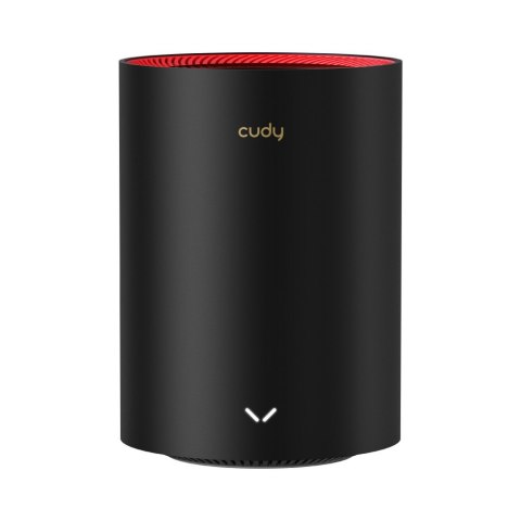 Cudy M3000 Dual-band (2.4 GHz/5 GHz) Wi-Fi 6 (802.11ax) Czarny, Czerwony 1 Wewnętrzny