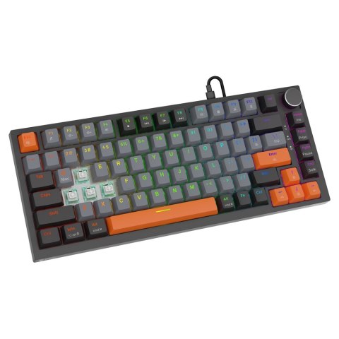SAVIO KLAWIATURA MAGNETYCZNA ASTRAL BLACK OUTEMU WHITE JADE RGB 3 KOLORY KEYCAPÓW