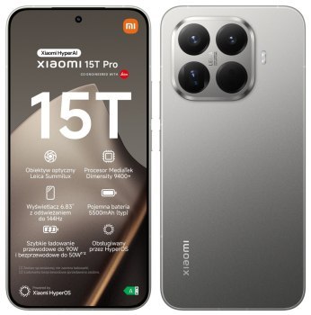 Smartfon Xiaomi 15T Pro 12/1024GB Gray