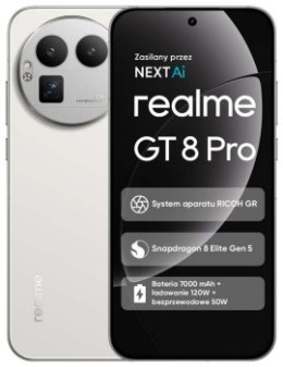 Smartfon realme GT 8 Pro 12/256GB Diary White