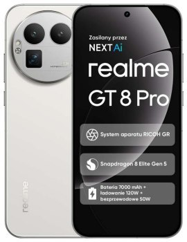 Smartfon realme GT 8 Pro 12/256GB Diary White