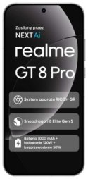 Smartfon realme GT 8 Pro 12/256GB Diary White