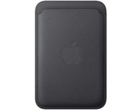 Portfel z tkaniny FineWoven z MagSafe do iPhonea - czarny