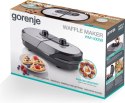 Grill elektryczny Gorenje Mini Grill, Talerz waflowy, WM1400SB, 1400 W, Średnica 18 cm, Czarny