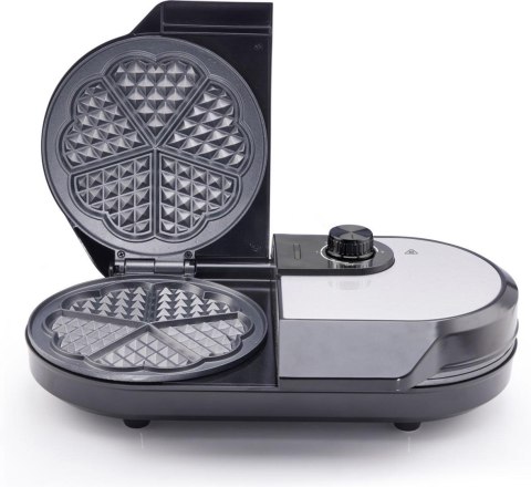 Grill elektryczny Gorenje Mini Grill, Talerz waflowy, WM1400SB, 1400 W, Średnica 18 cm, Czarny