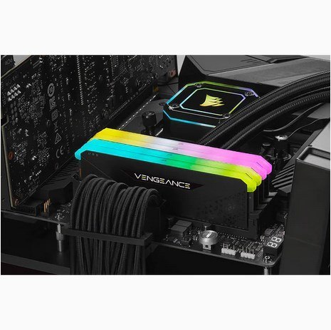 Pamięć RAM DDR4 16GB PC 3200 CL16 CORSAIR Vengeance RGB do sprzedaży detalicznej
