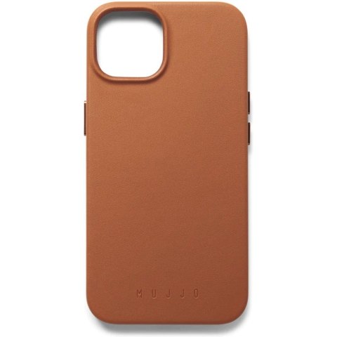 Mujjo Full Leather Case - etui skórzane do iPhone 14 kompatybilne z MagSafe (tan)