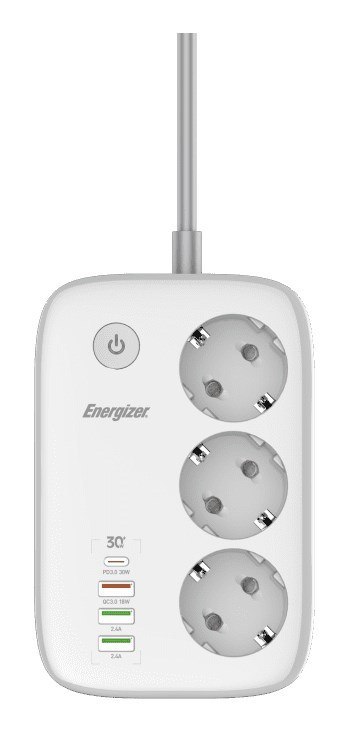 Listwa zasilająca Energizer z WiFi 3 gniazda EPB2500W02EU