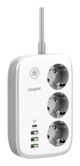 Listwa zasilająca Energizer z WiFi 3 gniazda EPB2500W02EU