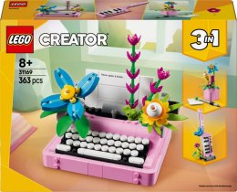 LEGO 31169 CREATOR 3w1 - Maszyna do pisania z kwiatami