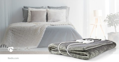 Koc elektryczny Nedis 160x140cm PEBL130CWT2