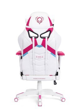 Fotel - Diablo X-Ray Normal Biało-Różowy