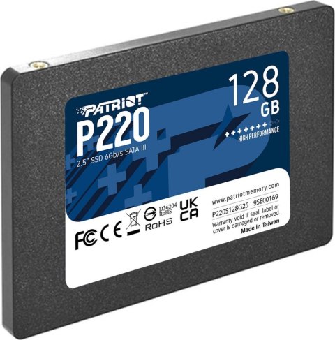 Dysk SSD PATRIOT P220S128G25 (2.5″ /128 GB )