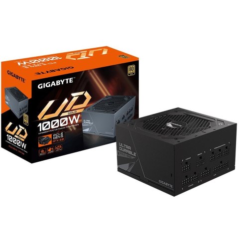 GIGABYTE UD1000GM PG5 V2 moduł zasilaczy 1000 W 20+4 pin ATX ATX Czarny