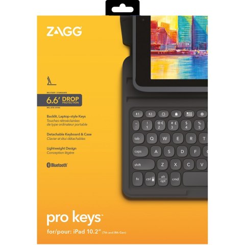 ZAGG Keyboard Pro Keys - obudowa z klawiaturą do iPad 10.2"