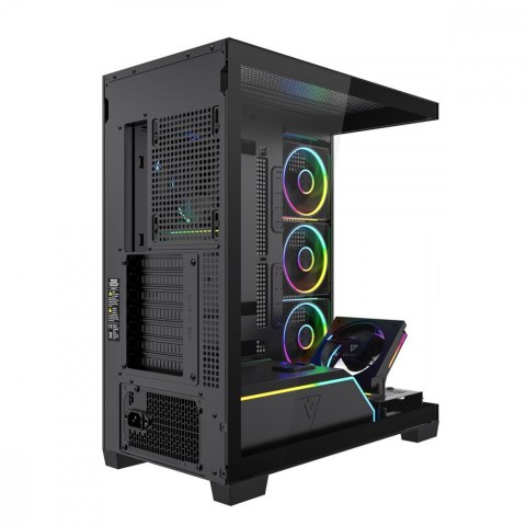 MODECOM Obudowa PC VOLCANO STELLAR PLUS ARGB MIDI 5F Czarna