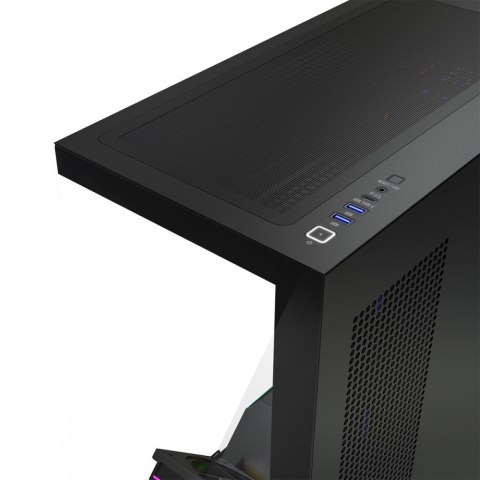 MODECOM Obudowa PC VOLCANO STELLAR PLUS ARGB MIDI 5F Czarna