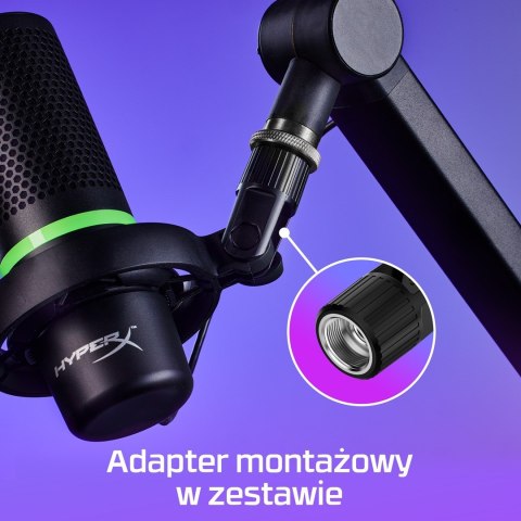 Mikrofon HyperX DuoCast Juodas Czarny