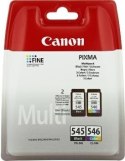 Canon PG-545/CL-546 nabój z tuszem 2 szt. Oryginalny Standardowa wydajność Czarny, Cyjan, Purpurowy, Żółty