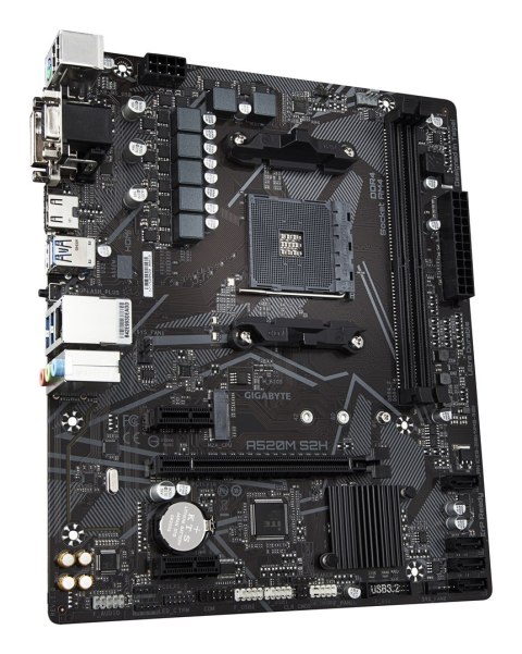 GIGABYTE A520M S2H płyta główna AMD A520 Socket AM4 micro ATX
