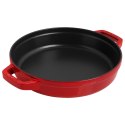 Zestaw 2 naczyń żeliwnych z pokrywką STAUB 40508-384-0 - czerwony 24 cm