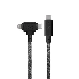 Native Union Belt Cable Duo Pro 240W - kabel USB-C - USB-C / lightning, 2,4 m (cosmos)