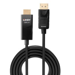 Adapter kablowy Lindy 40927 DisplayPort HDMI 3m Typu A czarny