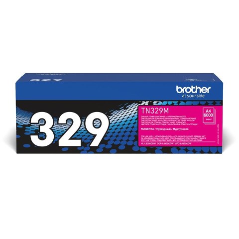 Brother TN-329M kaseta z tonerem 1 szt. Oryginalny Purpurowy