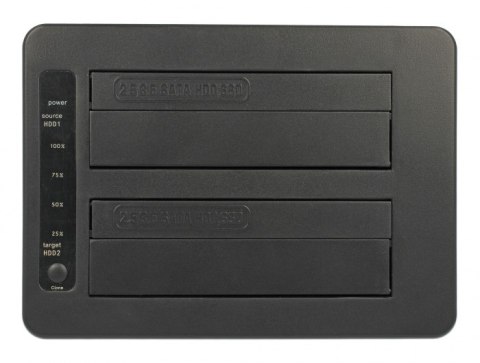 Delock USB Type-C 3.1 Stacja dokująca na 2 x SATA HDD / SSD