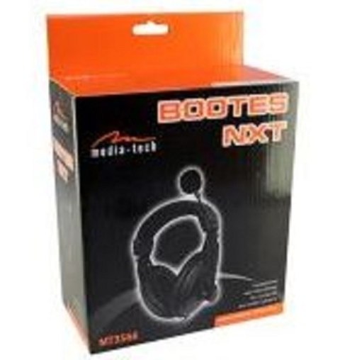 Słuchawki z mikrofonem Na głowę Na pałąku MEDIA-TECH Bootes Nxt (Czarny)