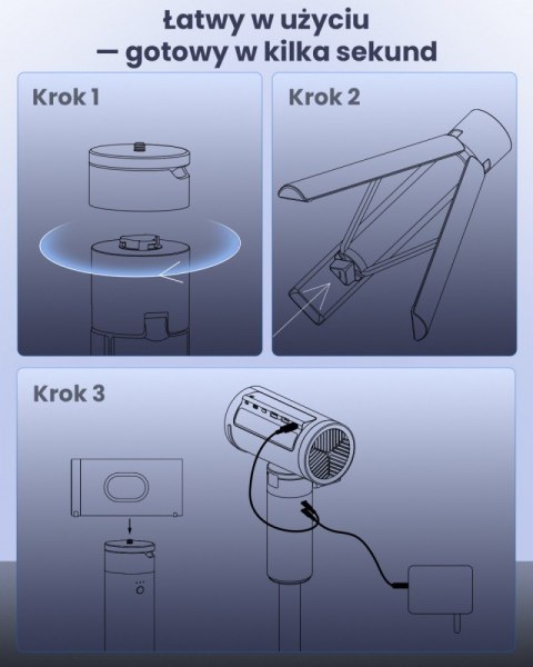 JMGO Powerbank ze stojakiem Tripod P0X1