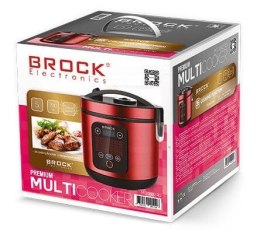 Wielofunkcyjny garnek elektryczny Brock Electronics MC 3602 RD 5 l 700 W Czarny, Czerwony