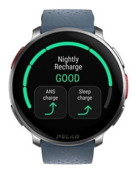 Polar Vantage V3 srebrno-niebieski S-L