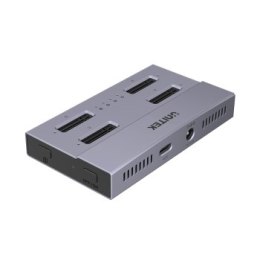 Replikator - Unitek USB4 4-kieszeniowa stacja dokująca/ klonująca M.2 SSD