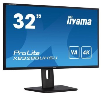 Monitor iiyama XB3288UHSU-B5- 31.5'' | VA | 4K | DisplayPort, HDMI | HDR | Głośniki 2 x 3W | obrót, pochył, wysokość | VESA 100
