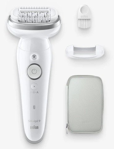 Depilator IPL BRAUN Silk-epil 9-011 3D, praca na sucho i mokro, Biały, Złoto