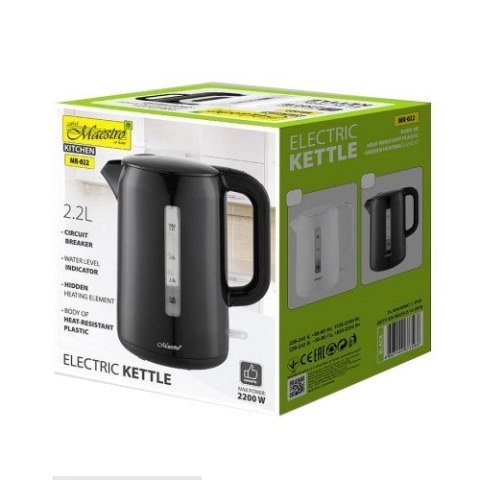 Feel-Maestro Czajnik elektryczny 2,2l 2200W MR-022-BLACK