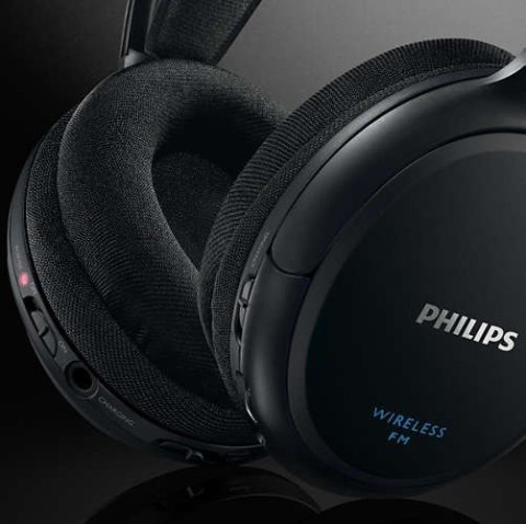 Philips Słuchawki bezprzewodowe SHC5200 czarne