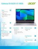 Acer Notebook Extensa 15 EX215-57-365R i3-1315U 15.6 FHD, 8GB DDR5,512GB SSD, NoOS, srebrny