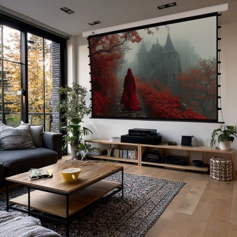 Maclean Ekran elektryczny z naciągiem Premium MC-993